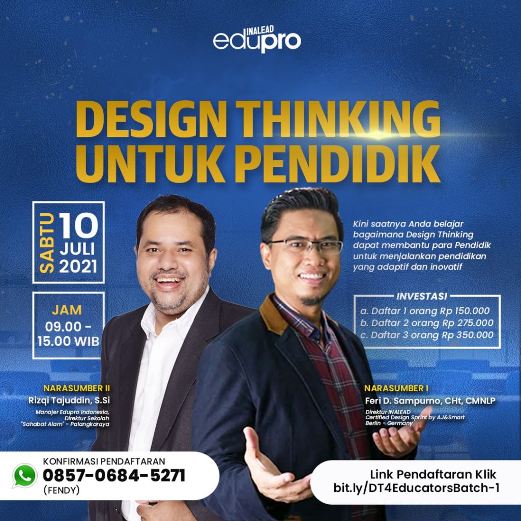 DESIGN THINKING for EDUCATOR Edupro indonesia